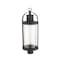 Z-Lite Roundhouse 1 Light Outdoor Post Mount Fixture, Black And Clear Seedy 569PHB-BK - alternate 2